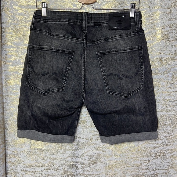 Jack & Jones Medium Aged Gray Regular Fit Denim Shorts Size S - Picture 8 of 16